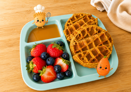 Kid-Approved Sweet Potato Oat Waffles
